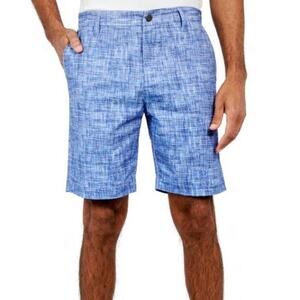 CON.STRUCT Crosshatch Stretch Cotton Chino Shorts Navy Men’s Sz 40